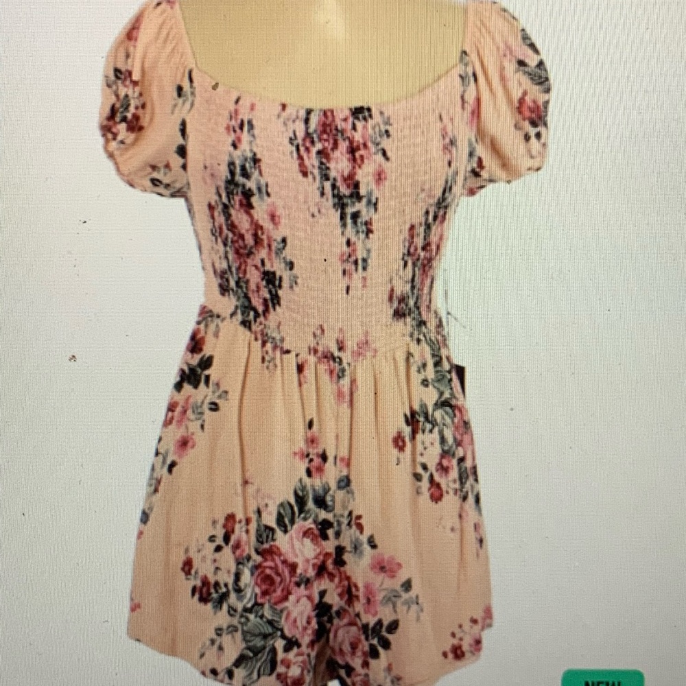 Floral Forever 21 Romper